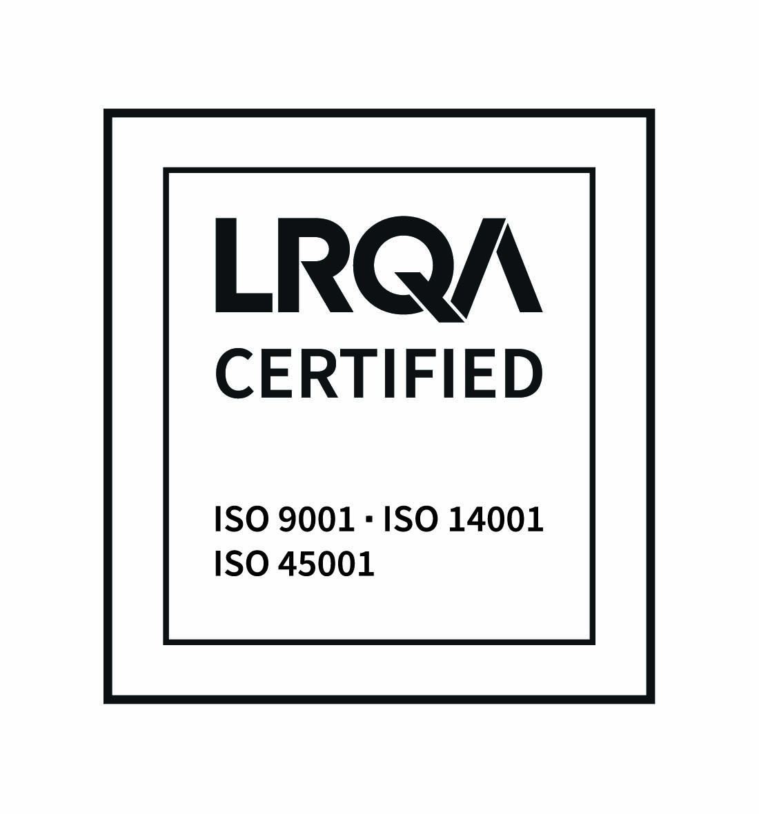 ISO 9001; ISO 14001; ISO 45001 - CMYK